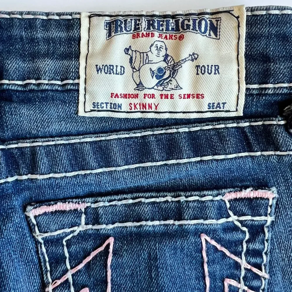 True Religion Big T Stitched Denim Jeanss - Picture 11 of 11